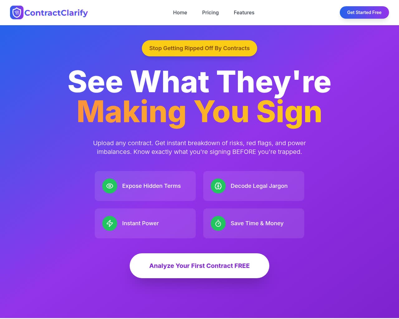 ContractClarify